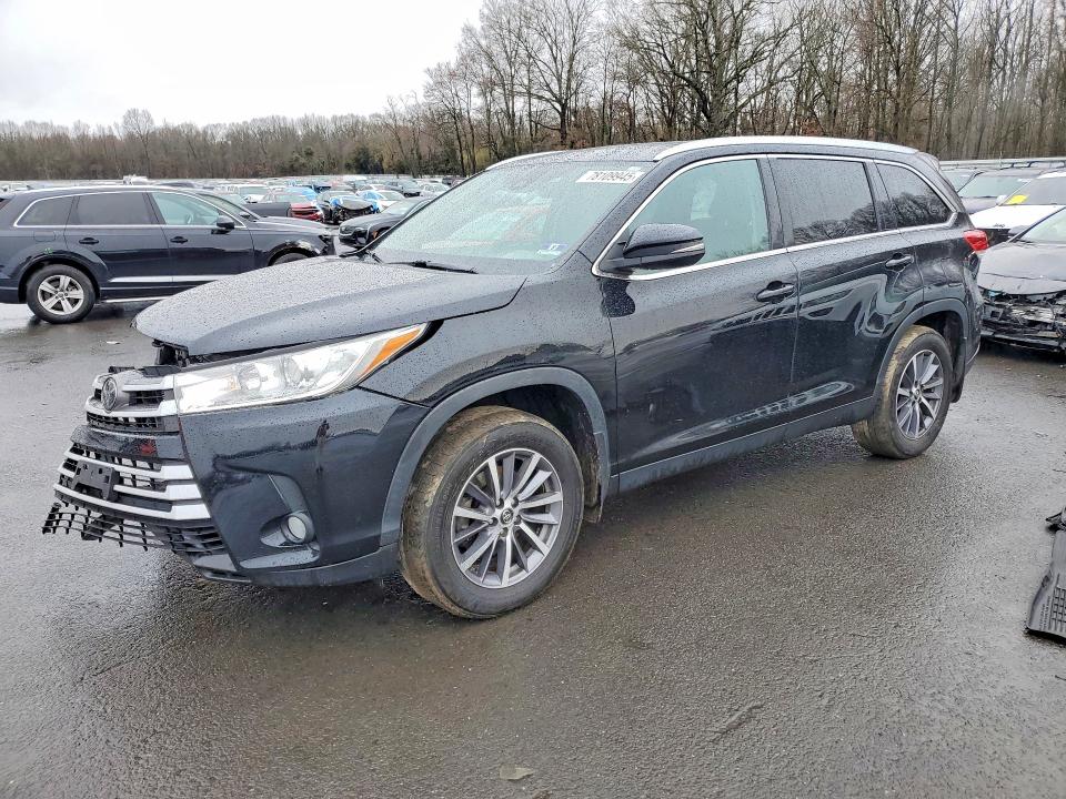 2019 TOYOTA HIGHLANDER — VIN 5TDJZRFH3KS590805
