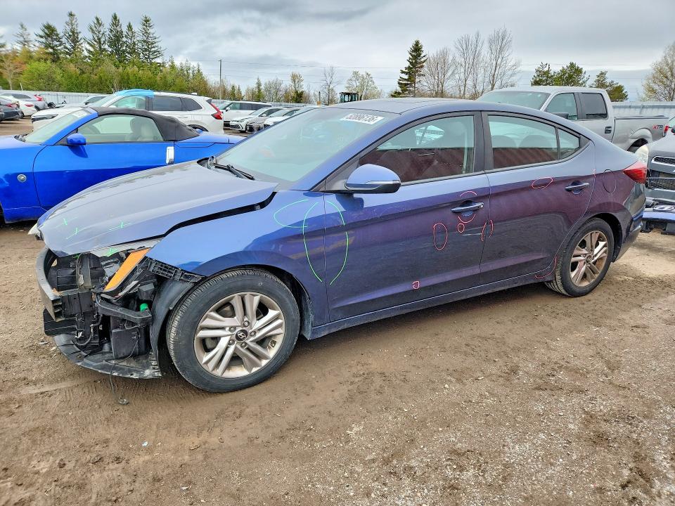 2019 HYUNDAI ELANTRA — VIN KMHD84LF1KU800508