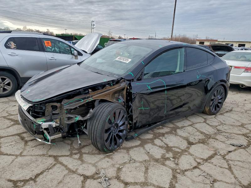2025 TESLA MODEL Y — VIN 7SAYGDEF2SF304442