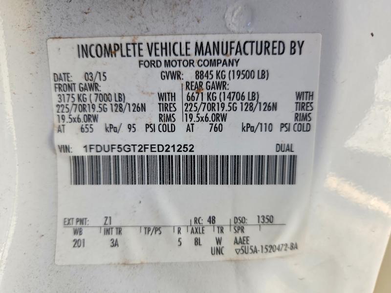 1FDUF5GT2FED21252