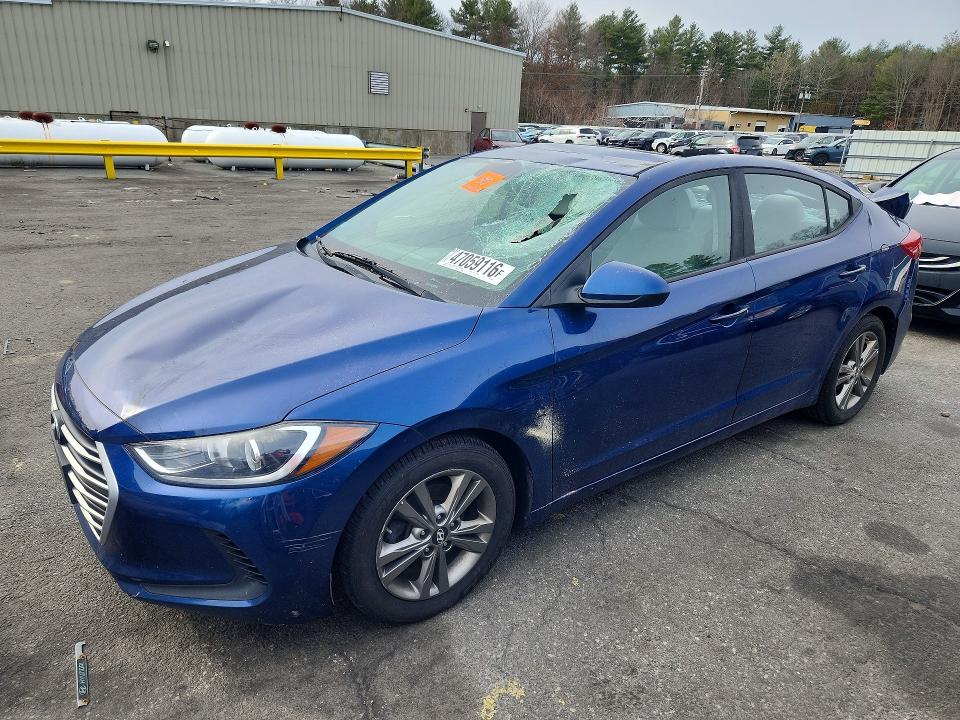 2018 HYUNDAI ELANTRA — VIN 5NPD84LF4JH248287