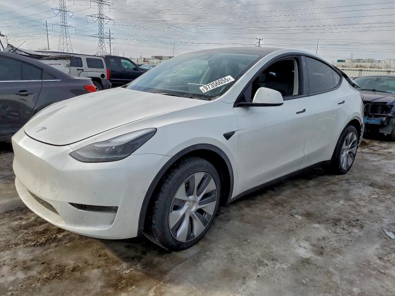 2022 TESLA MODEL Y — VIN 7SAYGDEE8NA009712