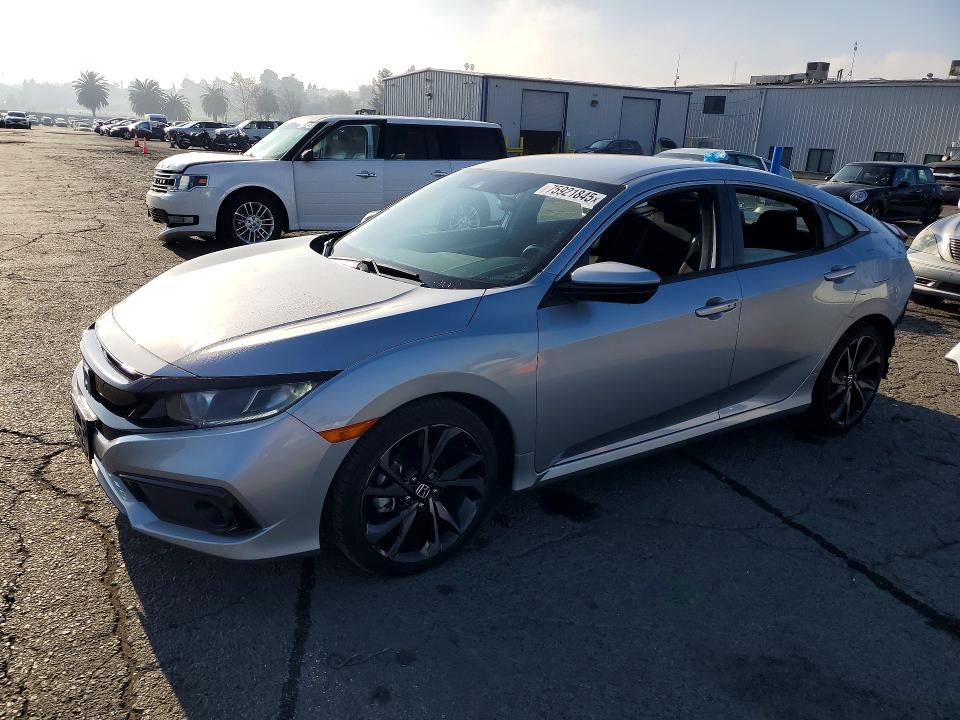 2019 HONDA CIVIC — VIN 19XFC2F84KE206281