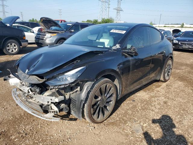 2022 TESLA MODEL Y — VIN 7SAYGDEF6NF320695