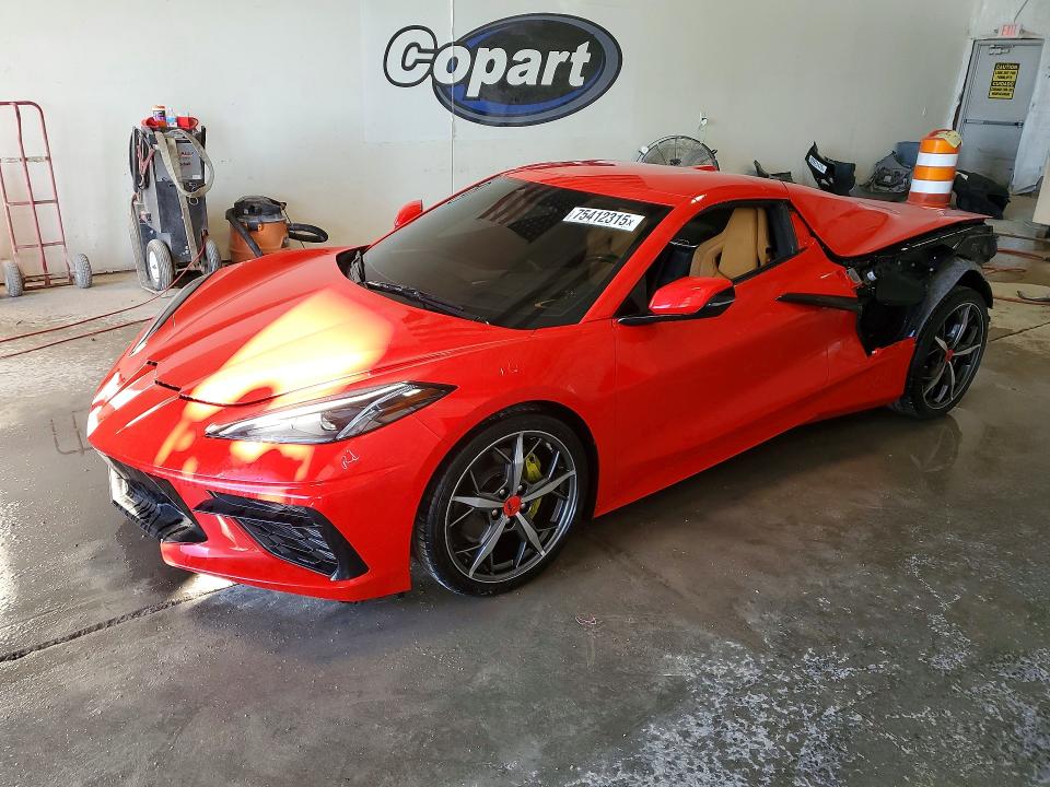 2021 CHEVROLET CORVETTE — VIN 1G1YB3D43M5107105