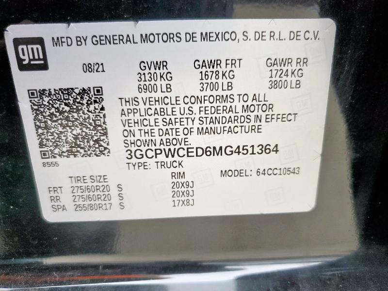3GCPWCED6MG451364