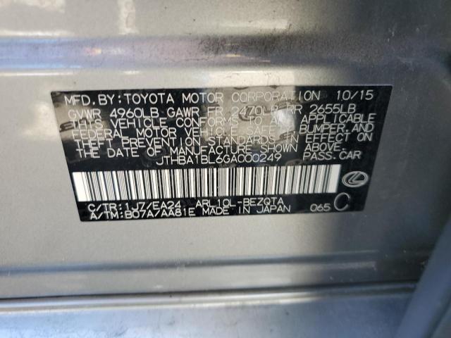 JTHBA1BL6GA000249