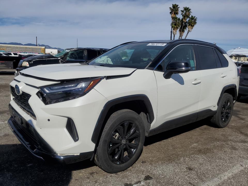 2022 TOYOTA RAV4 HYBRID — VIN 4T3E6RFV2NU077564