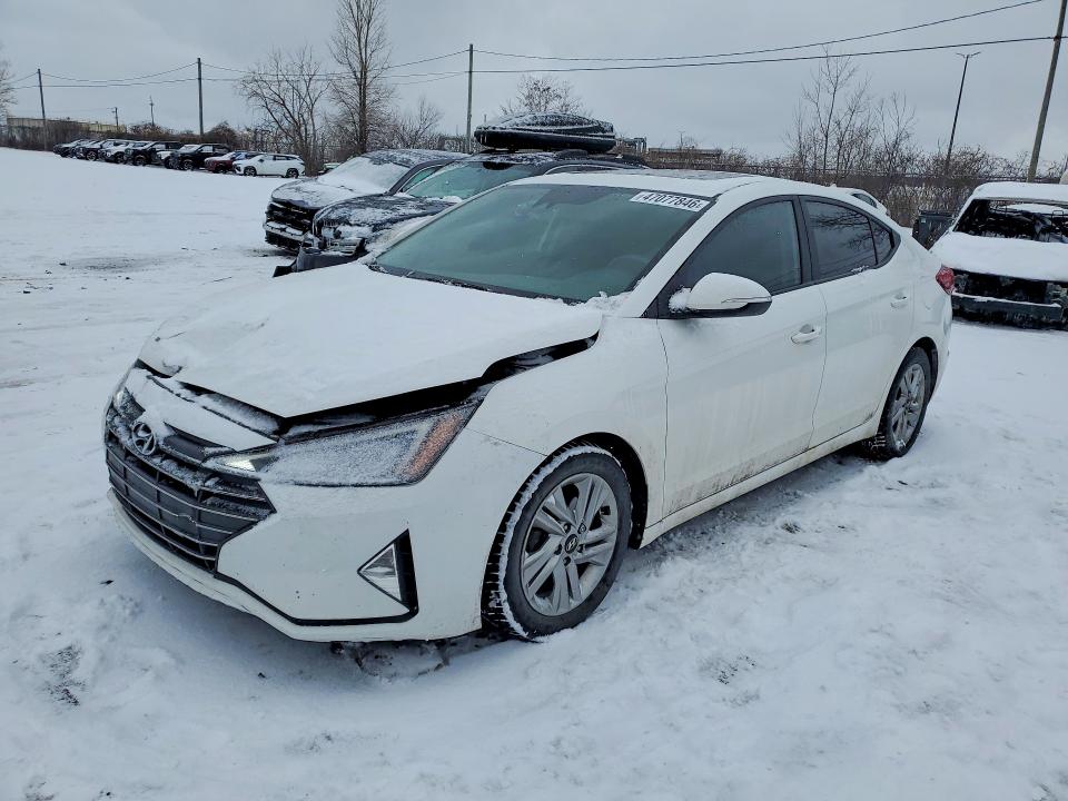 2019 HYUNDAI ELANTRA PREFERRED 4DR — VIN KMHD84LF1KU747731