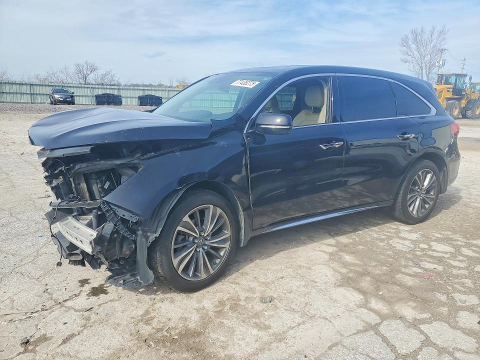 2017 ACURA MDX — VIN 5FRYD4H58HB000869