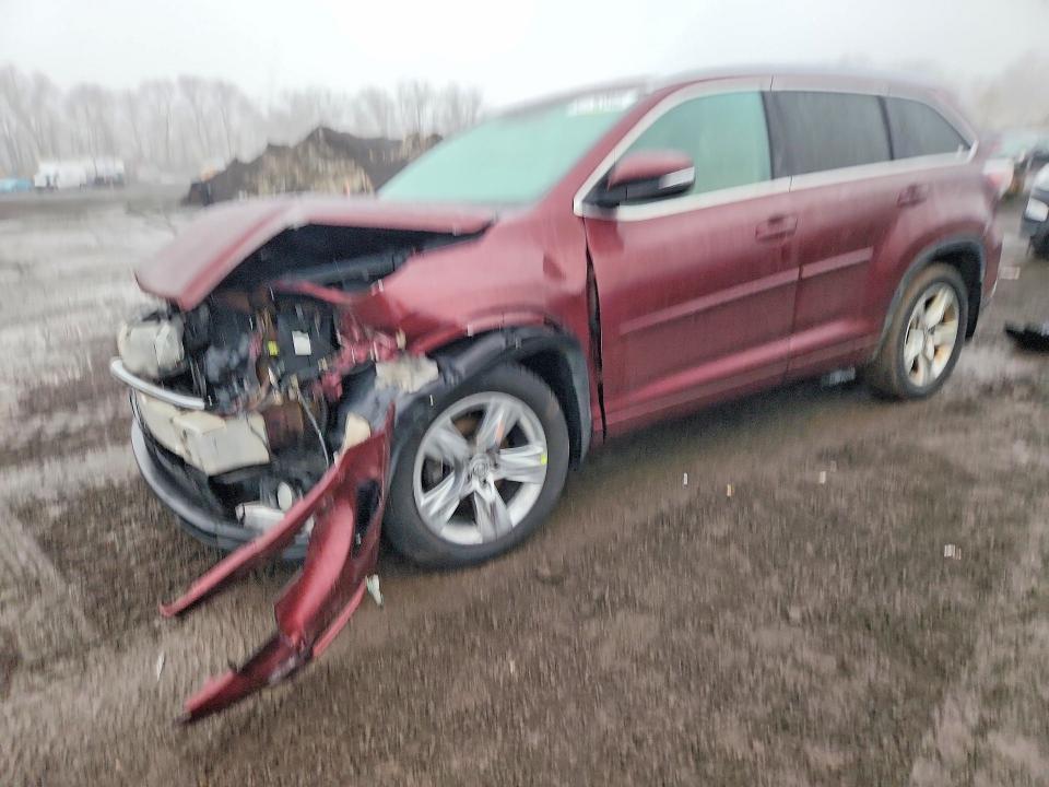 2016 TOYOTA HIGHLANDER — VIN 5TDDKRFH9GS334385