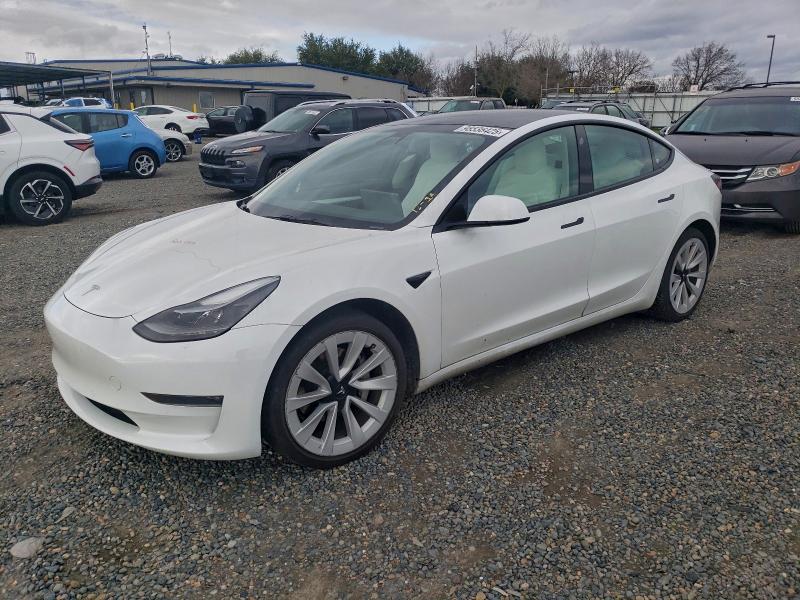 2022 TESLA MODEL 3 — VIN 5YJ3E1EB7NF129828