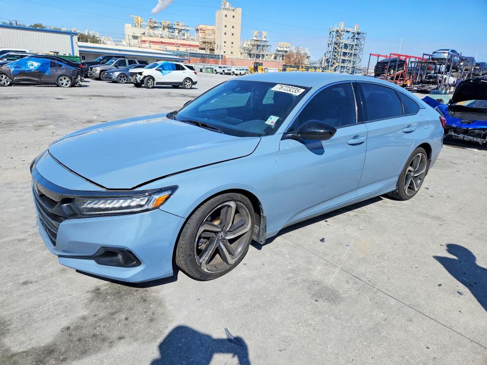 2022 HONDA ACCORD — VIN 1HGCV1F39NA020160
