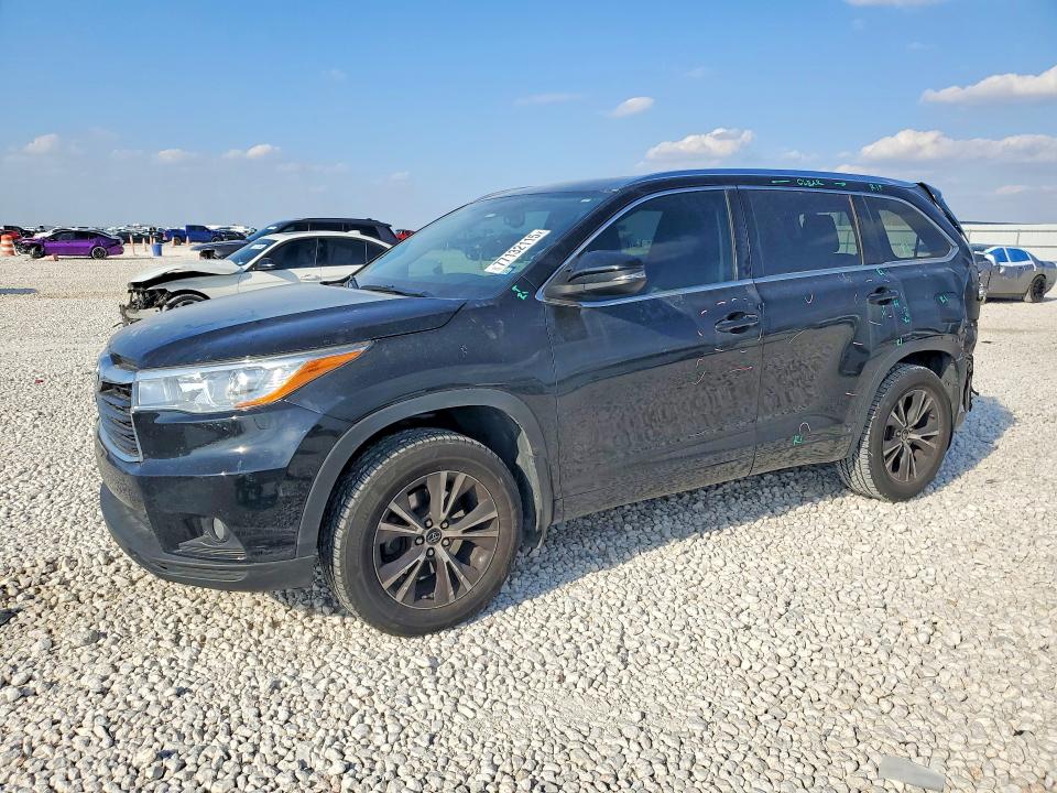 2016 TOYOTA HIGHLANDER — VIN 5TDKKRFH8GS501097