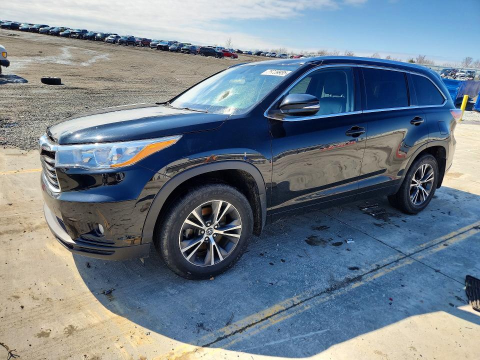2016 TOYOTA HIGHLANDER — VIN 5TDJKRFH1GS270104
