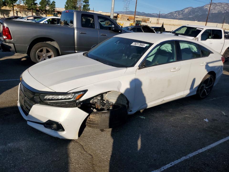2021 HONDA ACCORD — VIN 1HGCV1F3XMA104485