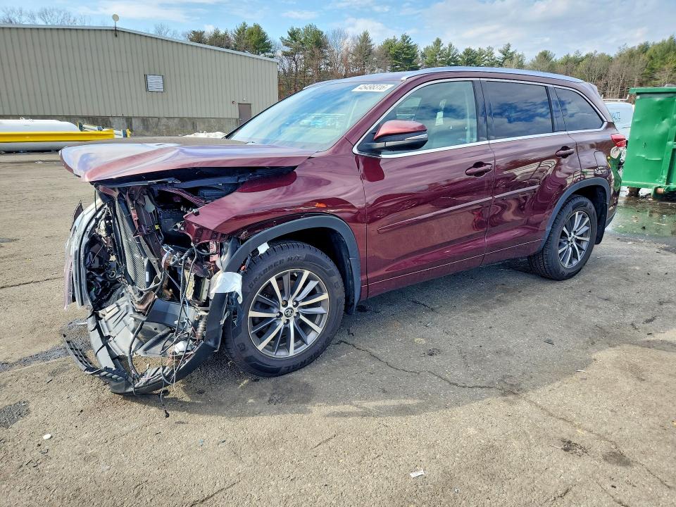 2017 TOYOTA HIGHLANDER — VIN 5TDJZRFH9HS423681