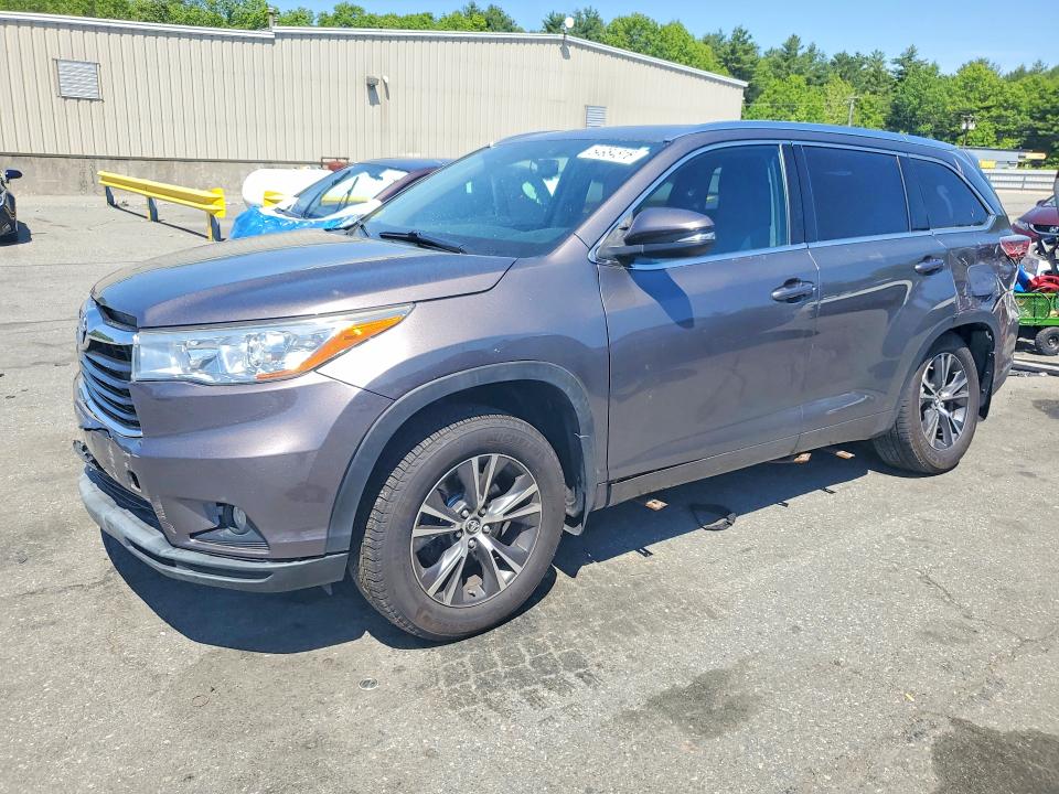 2016 TOYOTA HIGHLANDER — VIN 5TDJKRFH3GS504663