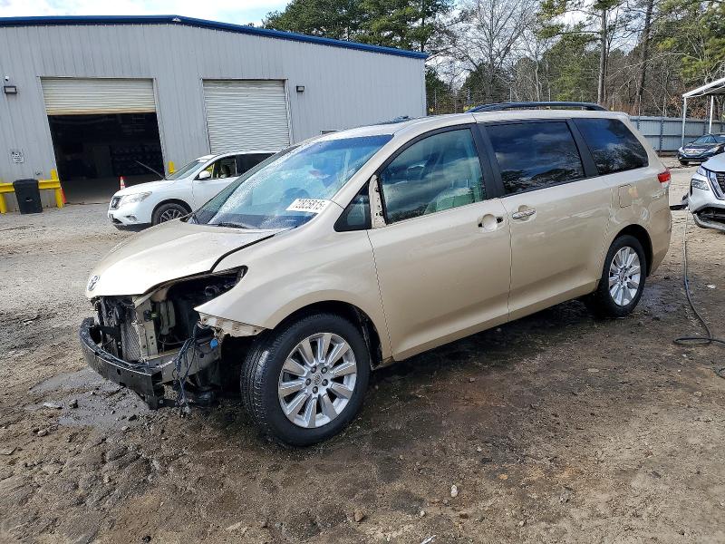 2014 TOYOTA SIENNA XLE — VIN 5TDDK3DC3ES087463