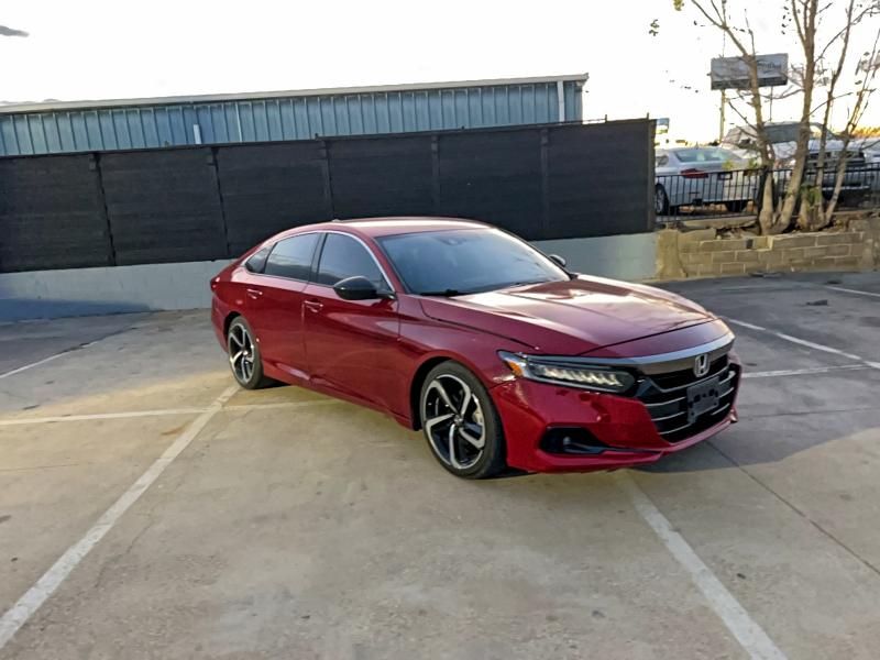 2021 HONDA ACCORD SPO — VIN 1HGCV1F33MA061396