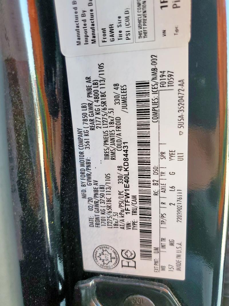 1FTFW1E40LKD84431