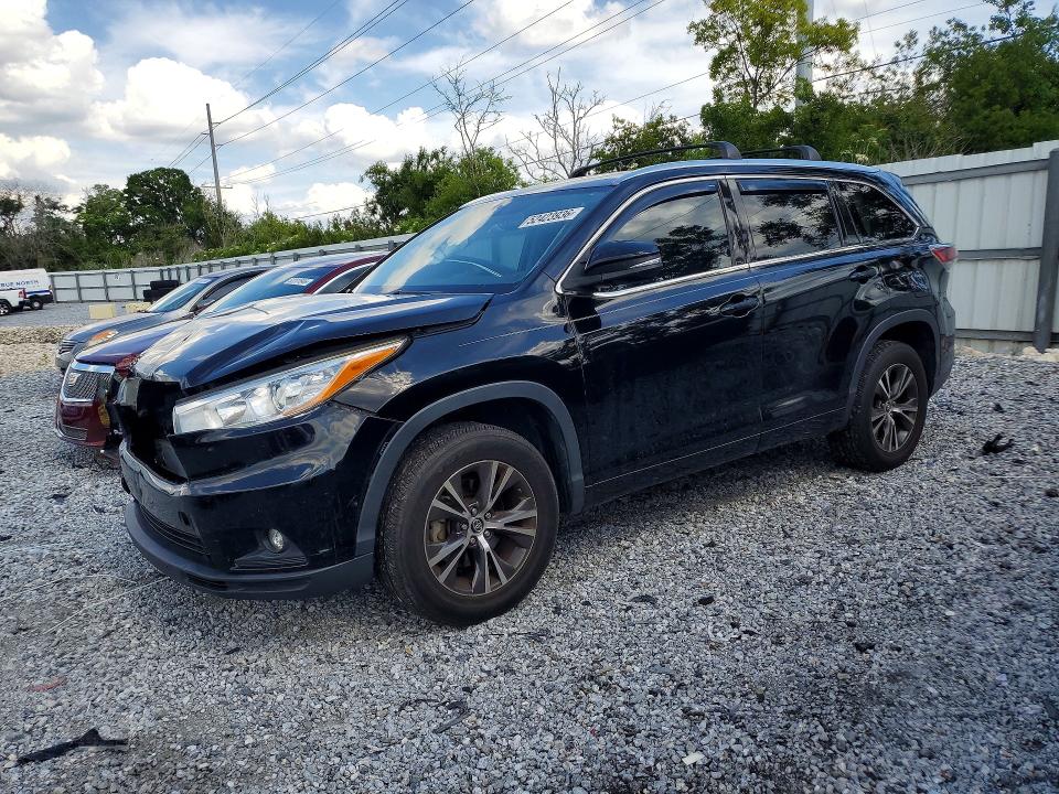 2016 TOYOTA HIGHLANDER — VIN 5TDKKRFH5GS503762