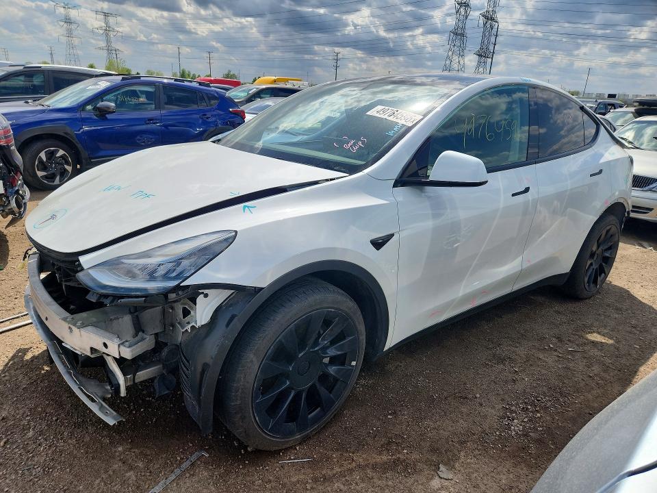2022 TESLA MODEL Y — VIN 7SAYGDEE1NF414720
