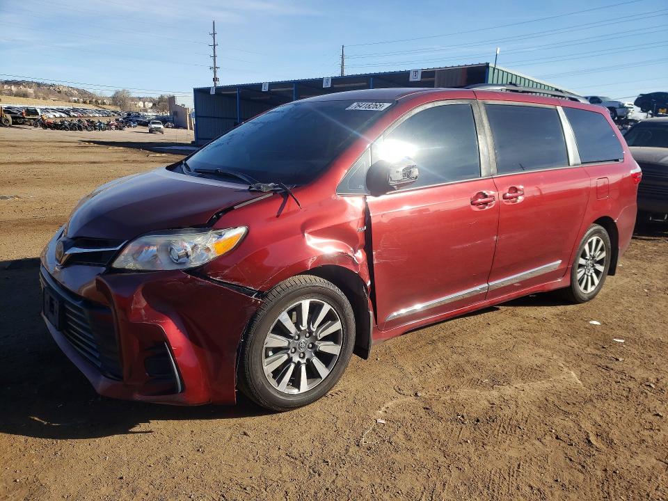 2019 TOYOTA SIENNA — VIN 5TDJZ3DC6KS218864