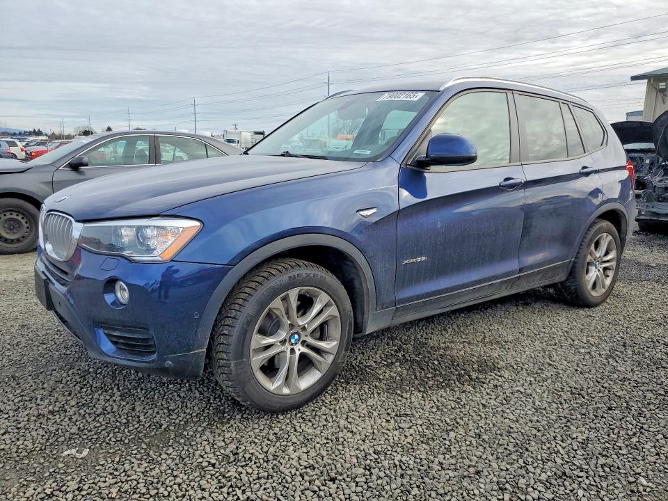 2016 BMW X3 — VIN 5UXWX7C51G0K36722