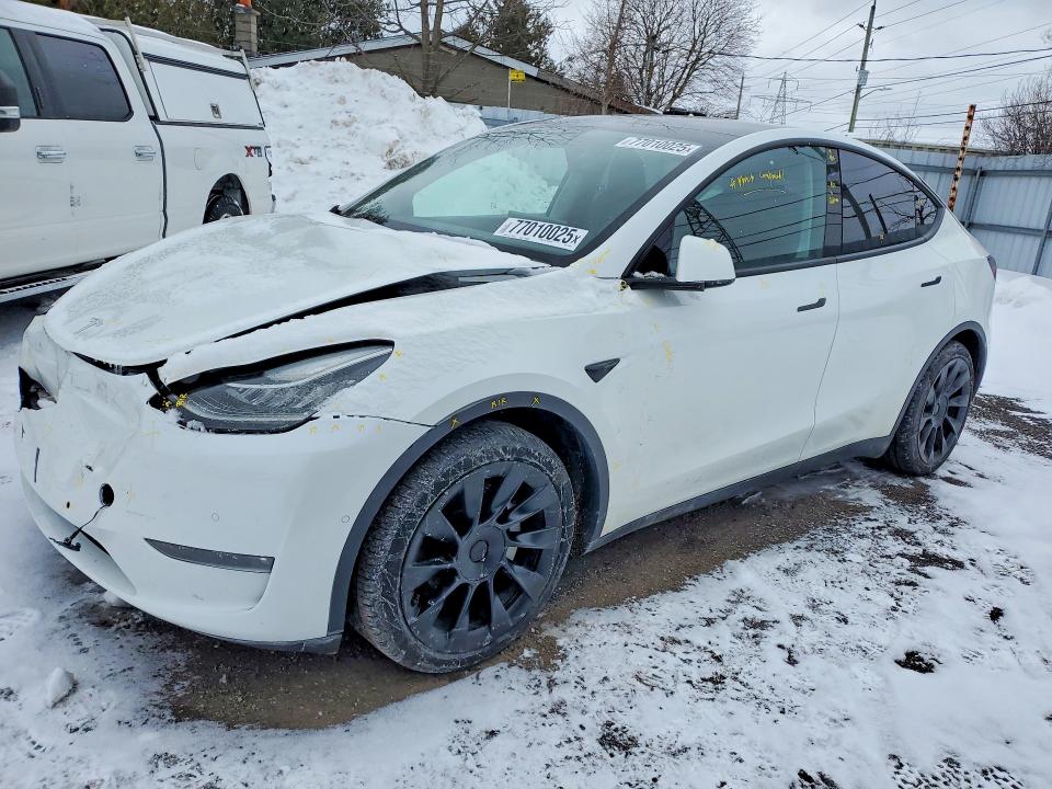 2022 TESLA MODEL Y — VIN 7SAYGDEE7NF445292