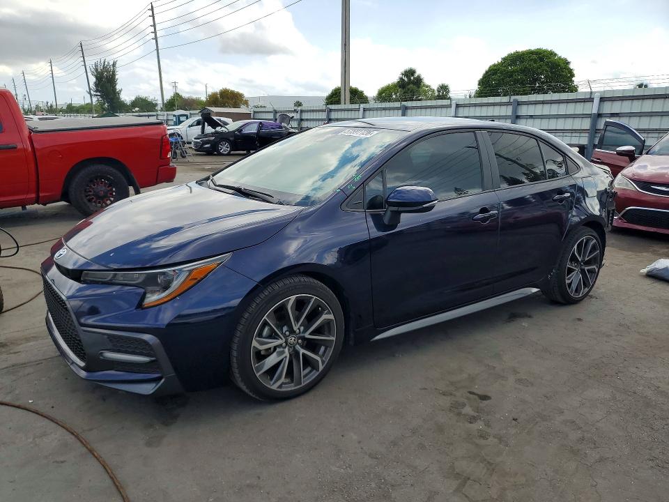 2022 TOYOTA COROLLA SE — VIN 5YFS4MCE4NP118755