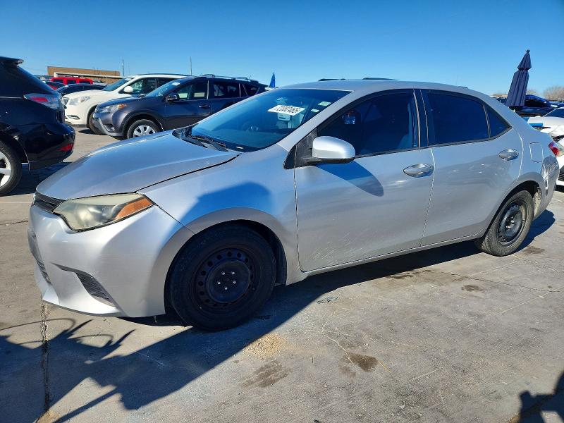 2015 TOYOTA COROLLA L — VIN 5YFBURHE9FP267458