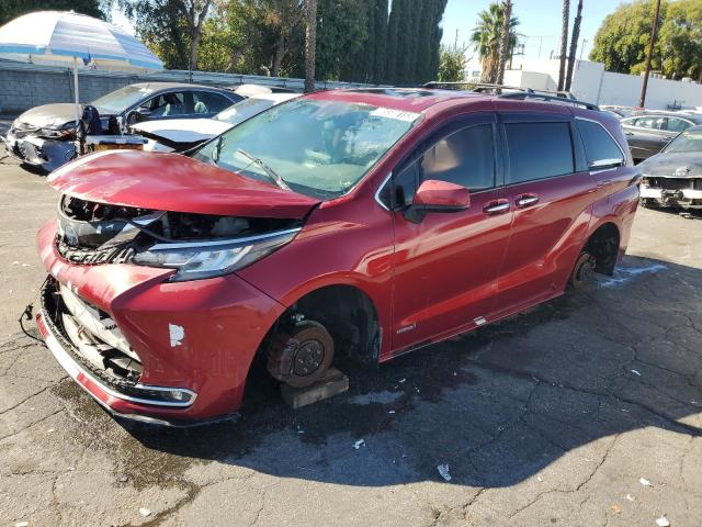 2021 TOYOTA SIENNA XLE — VIN 5TDYRKEC3MS067783