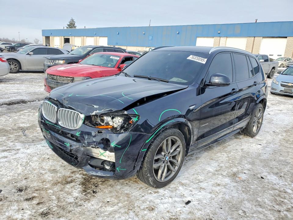 2017 BMW X3 — VIN 5UXWX7C51H0U40938
