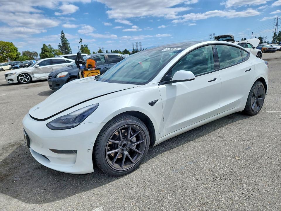 2021 TESLA MODEL 3 — VIN 5YJ3E1EAXMF052099