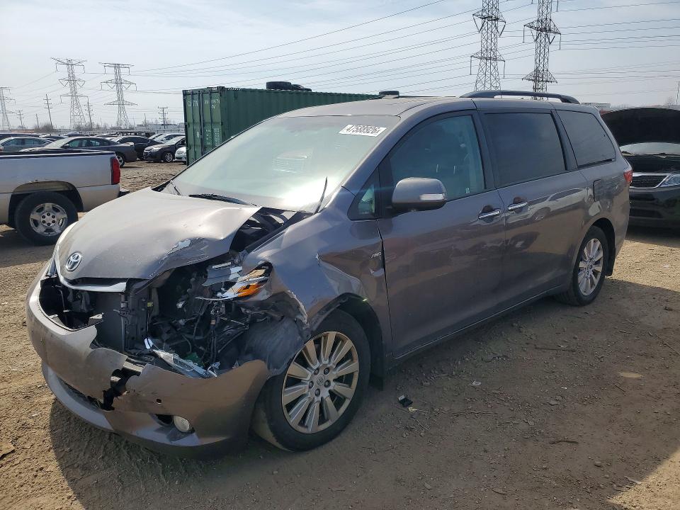 2017 TOYOTA SIENNA — VIN 5TDDZ3DC2HS154036