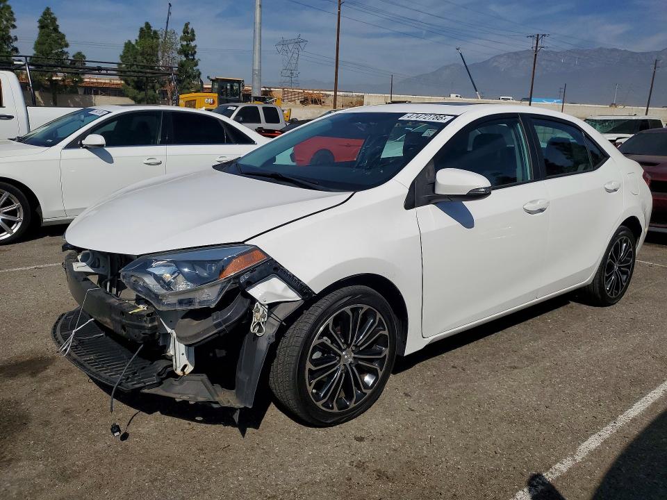 2016 TOYOTA COROLLA — VIN 2T1BURHE3GC558538