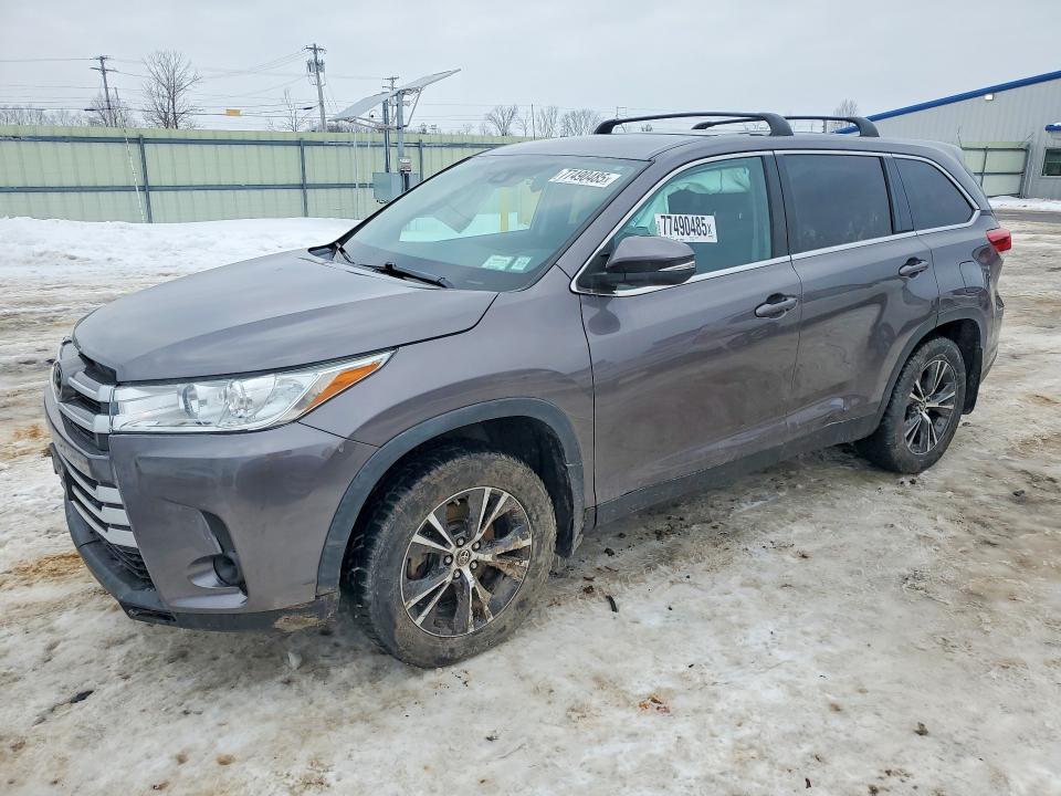2019 TOYOTA HIGHLANDER — VIN 5TDBZRFHXKS743667