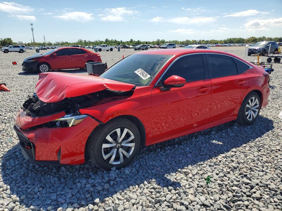 2025 HONDA CIVIC — VIN 2HGFE2F23SH581171