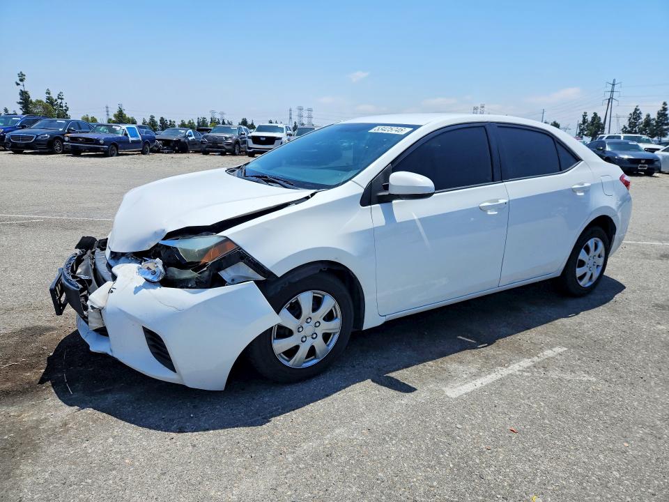 2016 TOYOTA COROLLA — VIN 5YFBURHE3GP478589