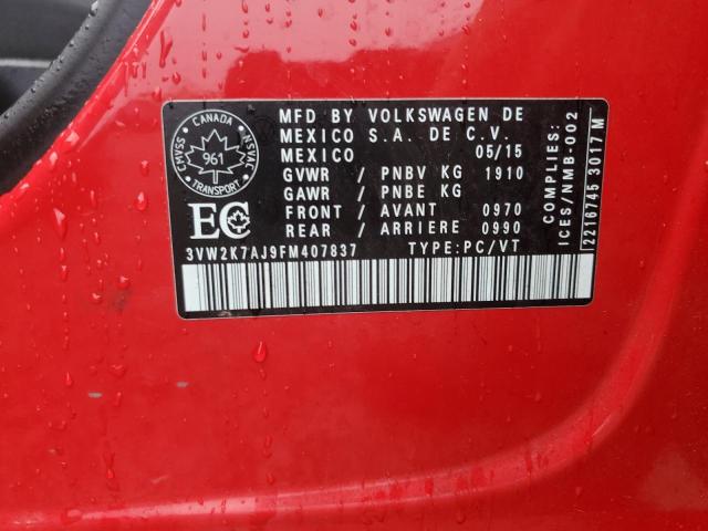 3VW2K7AJ9FM407837