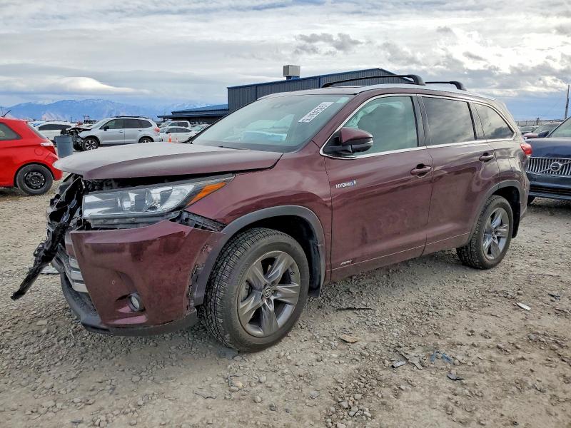 2019 TOYOTA HIGHLANDER — VIN 5TDDGRFH5KS072357
