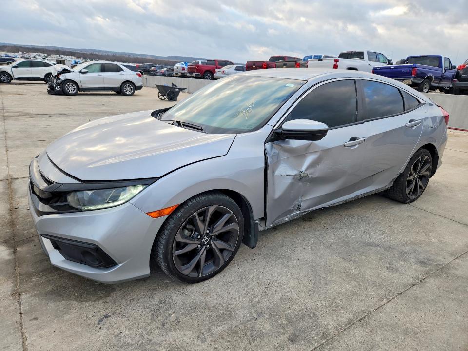 2020 HONDA CIVIC — VIN 19XFC2F82LE021308