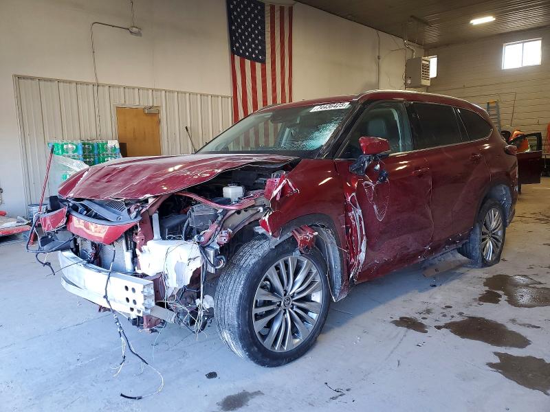 2023 TOYOTA HIGHLANDER — VIN 5TDKDRAH4PS508484