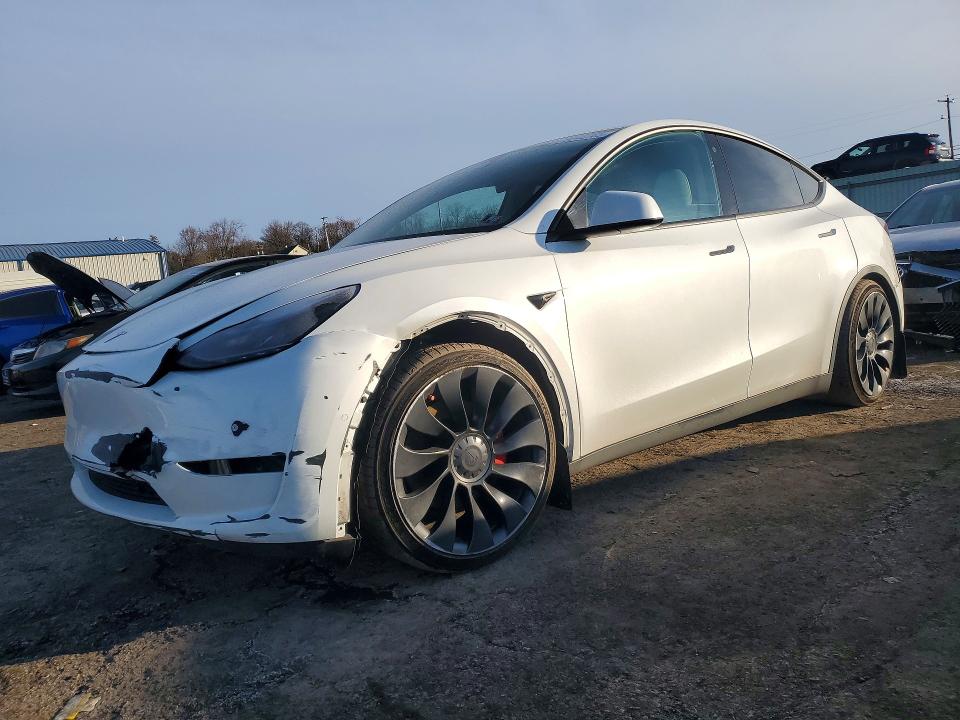 2022 TESLA MODEL Y — VIN 7SAYGDEF5NF518166
