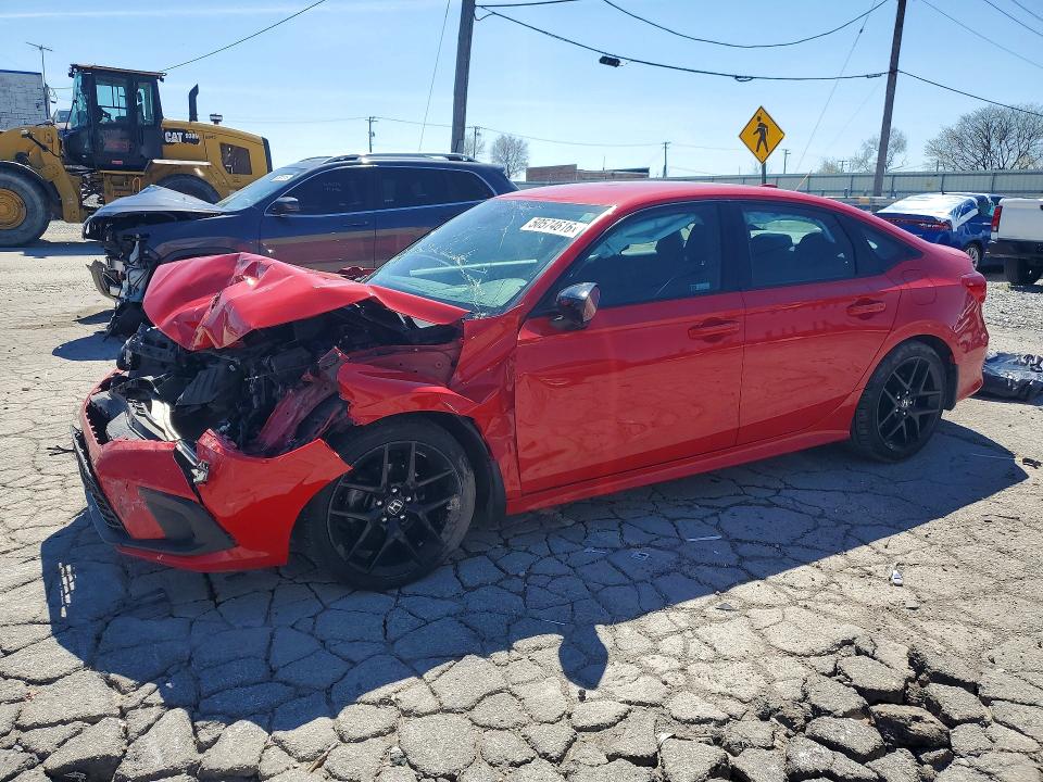2022 HONDA CIVIC — VIN 2HGFE2F59NH571582