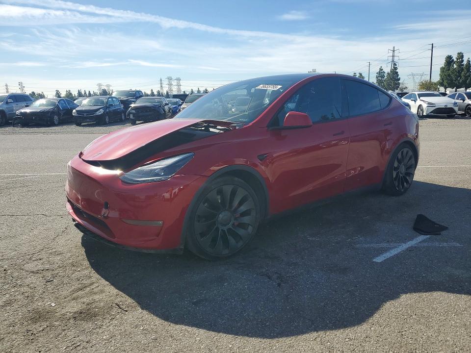 2022 TESLA MODEL Y — VIN 7SAYGDEFXNF406866