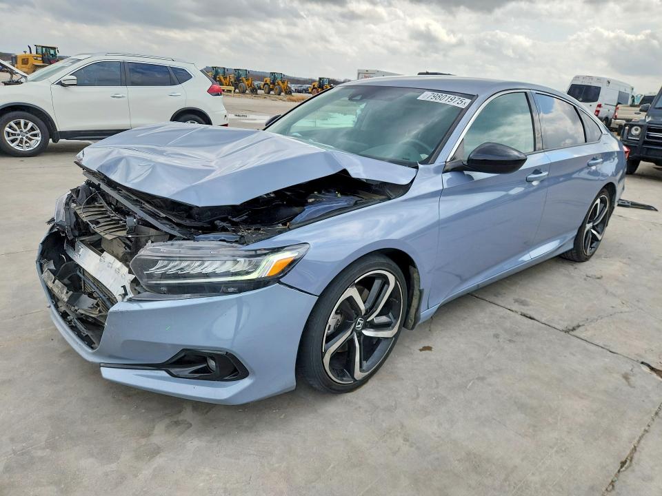 2022 HONDA ACCORD — VIN 1HGCV1F43NA045015