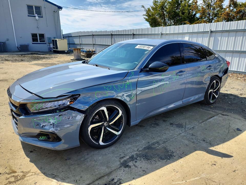 2022 HONDA ACCORD — VIN 1HGCV1F46NA070135