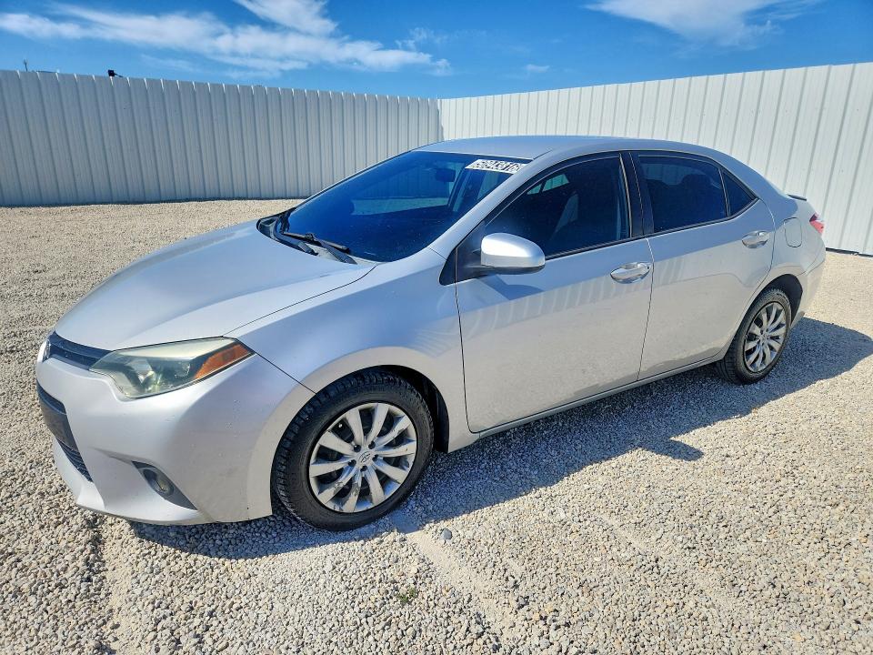 2016 TOYOTA COROLLA — VIN 2T1BURHE0GC550039